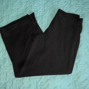 Adidas Black Capri Workout Pants - Size Medium But Fit More Like A Small